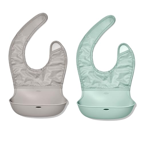 Roll-Up Bib - 2 Pack - Drizzle and Opal